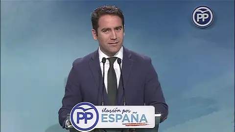 El secretario general del Partido Popular, Teodoro García Egea El secretario general del Partido Popular, Teodoro García Egea