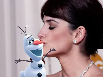 Penélope Cruz es fan de 'Frozen' Penélope Cruz es fan de 'Frozen'