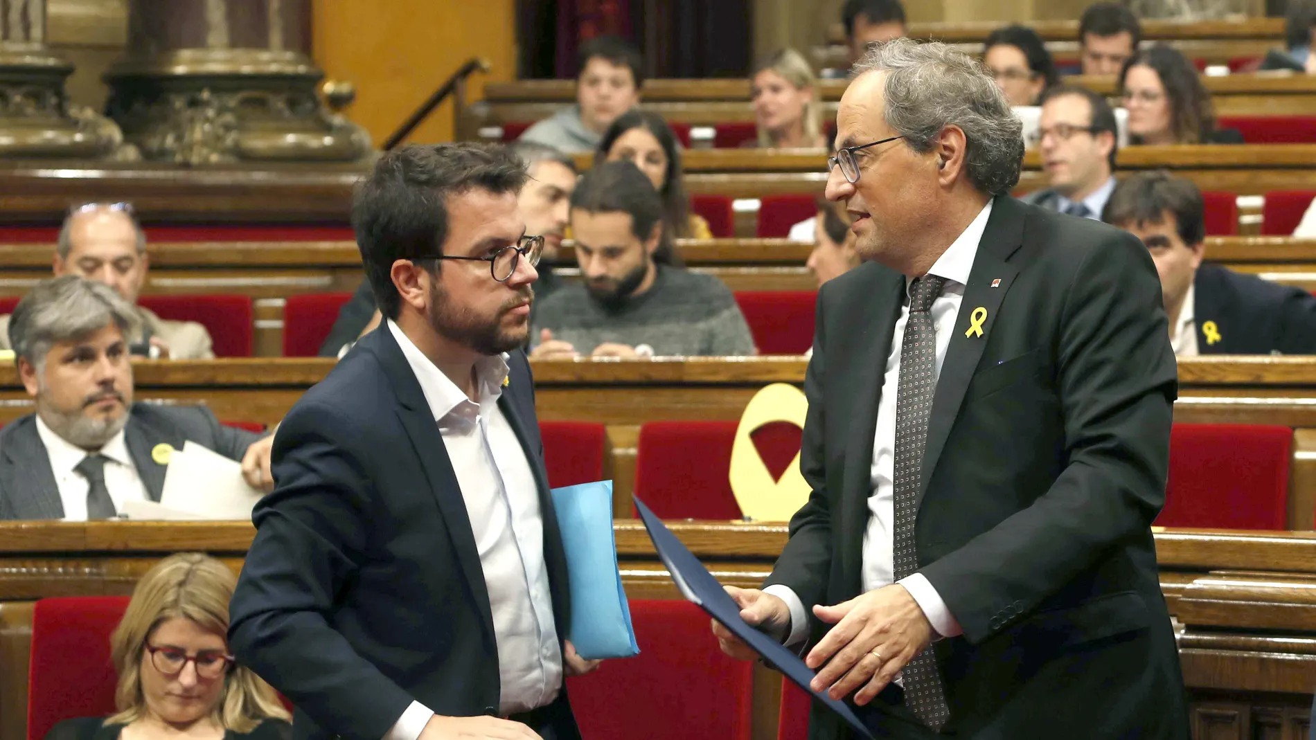 Quim Torra en el Parlament