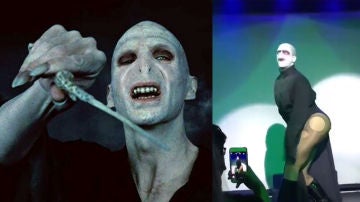 Lady Voldemort en plena actuación