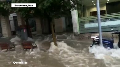 Baleares, Barcelona y Málaga, azotados por las intensas lluvias que han provocado graves inundaciones