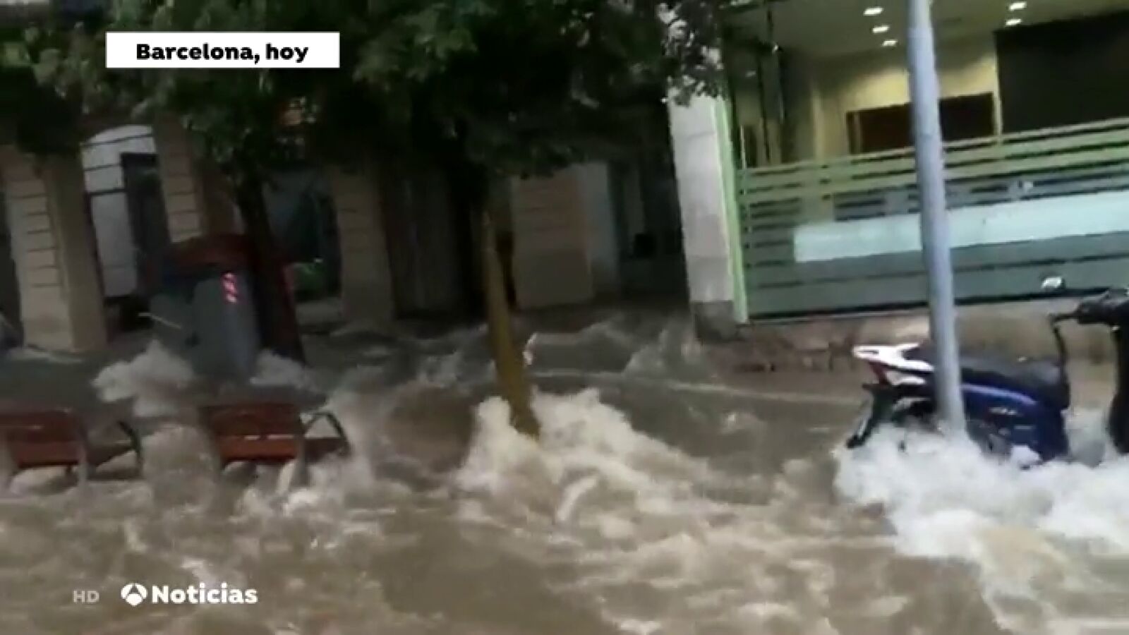 Baleares, Barcelona y Málaga, azotados por las intensas lluvias que han provocado graves inundaciones
