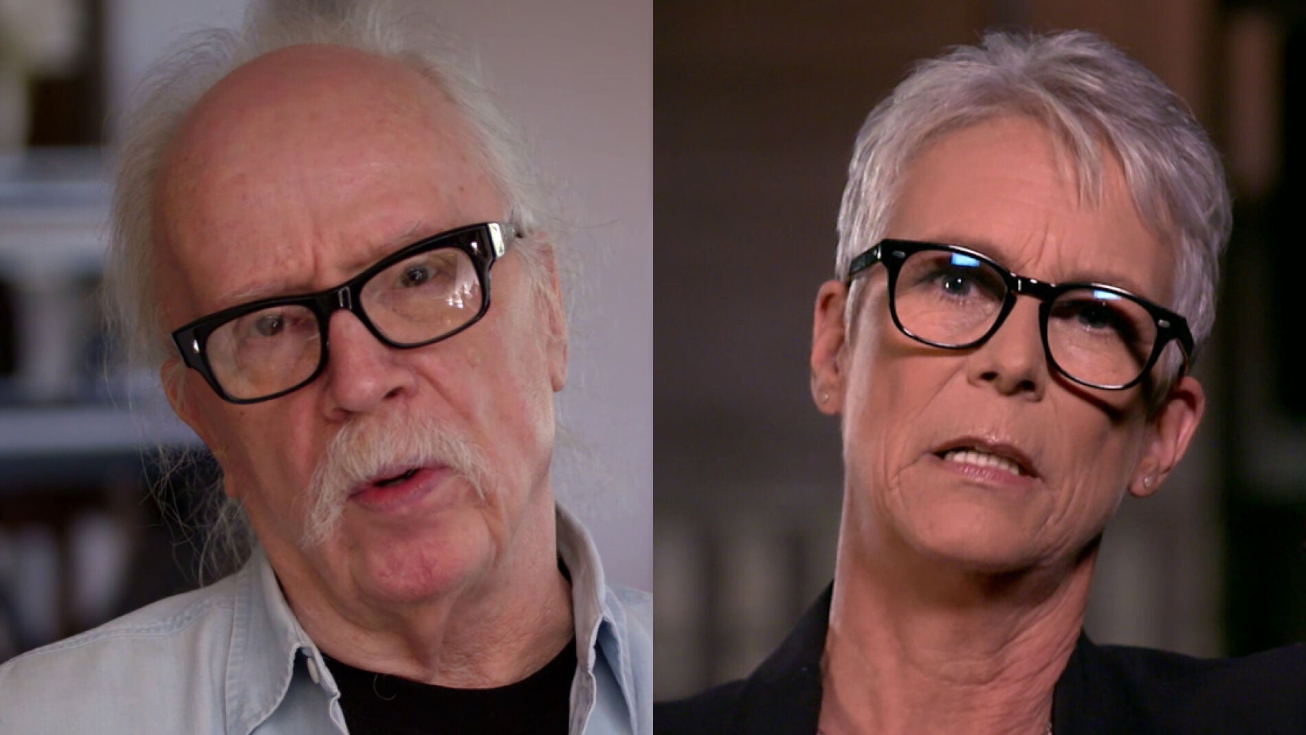 John Carpenter y Jamie Lee Curtis hablando sobre 'La noche de Halloween'
