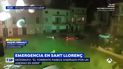 Un geógrafo experto en inundaciones: "El torrente de Sant Llorenç parece diseñado por un asesino en serie" Un geógrafo experto en inundaciones: "El torrente de Sant Llorenç parece diseñado por un asesino en serie"