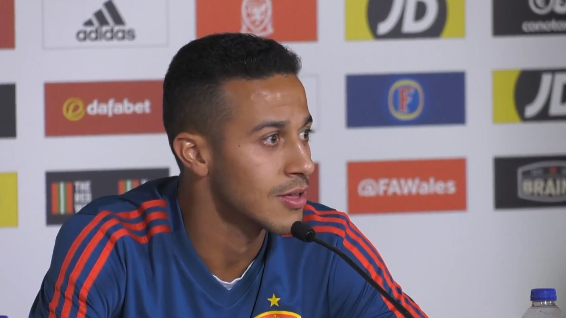 Thiago comparece ante los medios de comunicaci&oacute;n