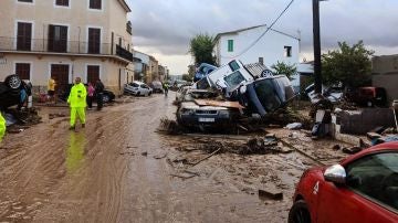 Así han quedado las calles de Sant Llorenç tras las inundaciones en Mallorca