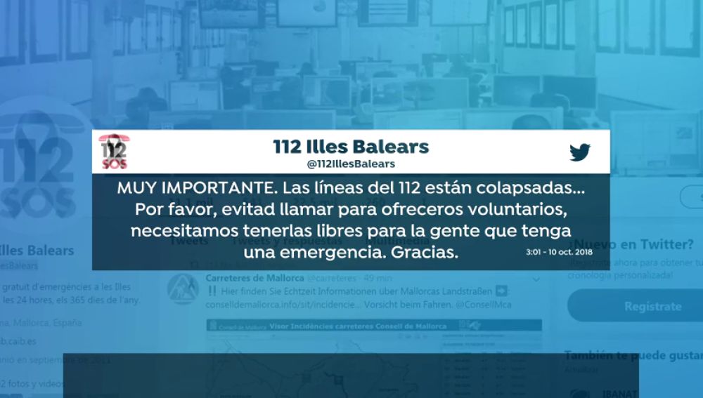 Las redes sociales muestran su solidaridad con los afectados por las inundaciones en Mallorca