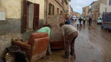 La 'zona cero' de las inundaciones de Sant Llorenç: coches en la cuneta, áreas incomunicadas y daños materiales incalculables