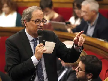 Quim Torra en el Parlament Quim Torra en el Parlament