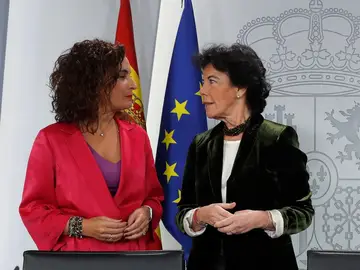 María Jesús Montero e Isabel Celaá María Jesús Montero e Isabel Celaá