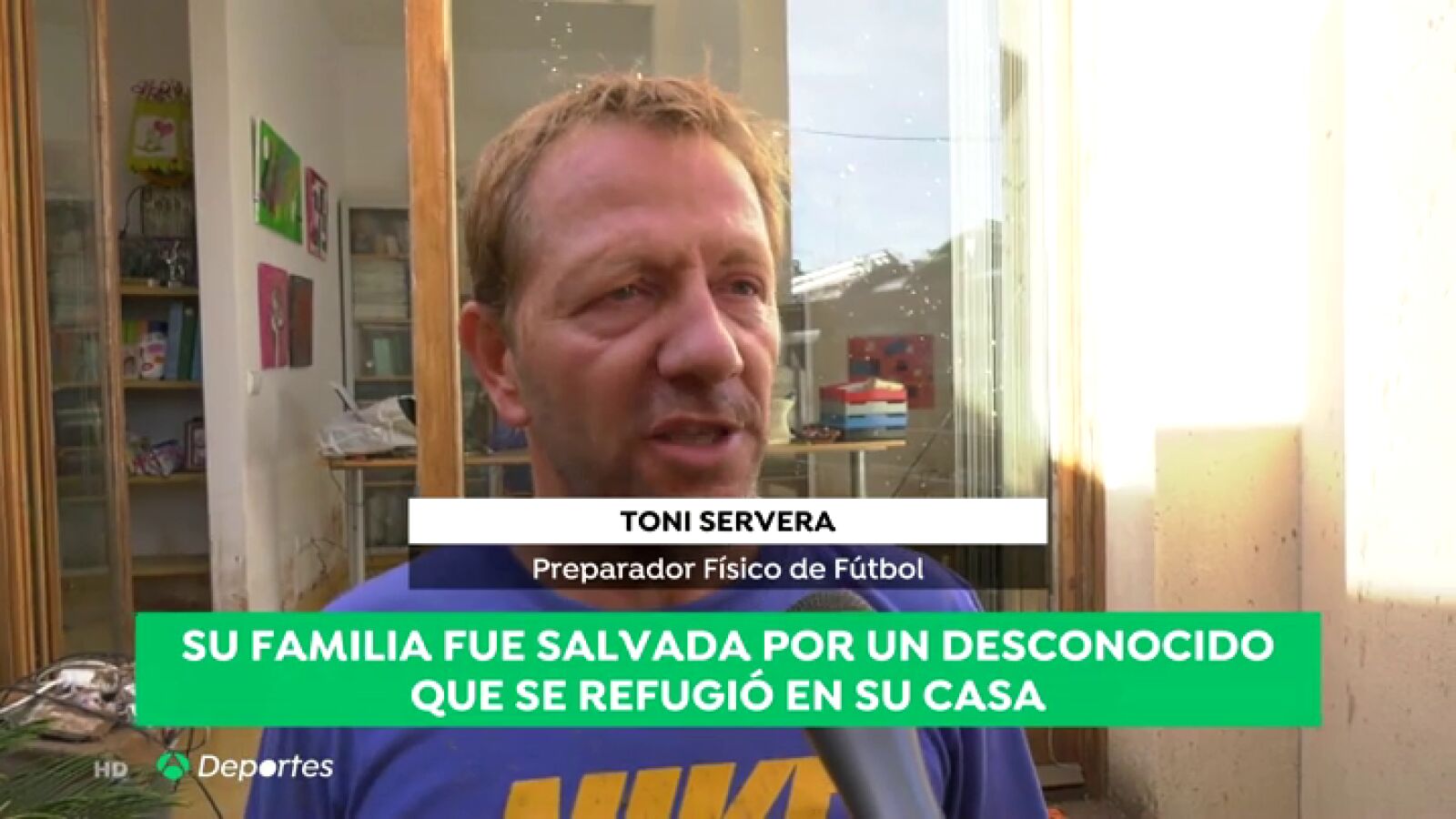 Toni Servera perdió su casa en las inundaciones de Sant Llorenç: 