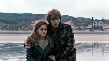 Hermione y Ron Weasley en 'Harry Potter' Hermione y Ron Weasley en 'Harry Potter'