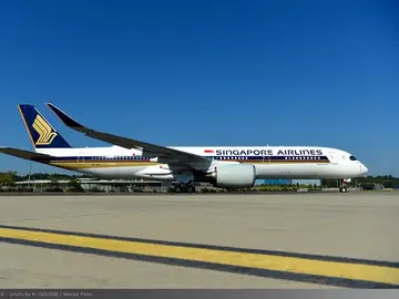 El primer Airbus A350-900ULR El primer Airbus A350-900ULR