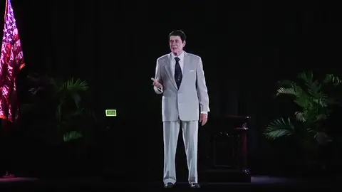Un holograma resucita a Ronald Reagan Un holograma resucita a Ronald Reagan