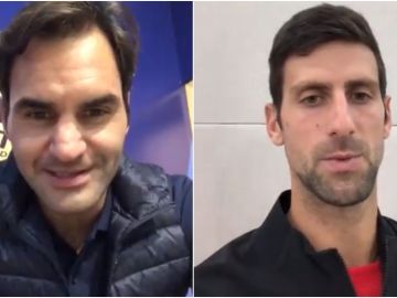 Federer y Djokovic mandan mensajes a los afectados por las inundaciones en Mallorca