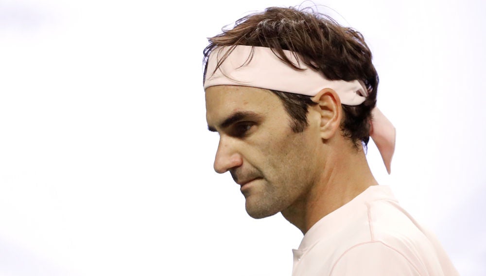 Roger Federer, durante un partido