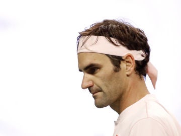 Roger Federer, durante un partido