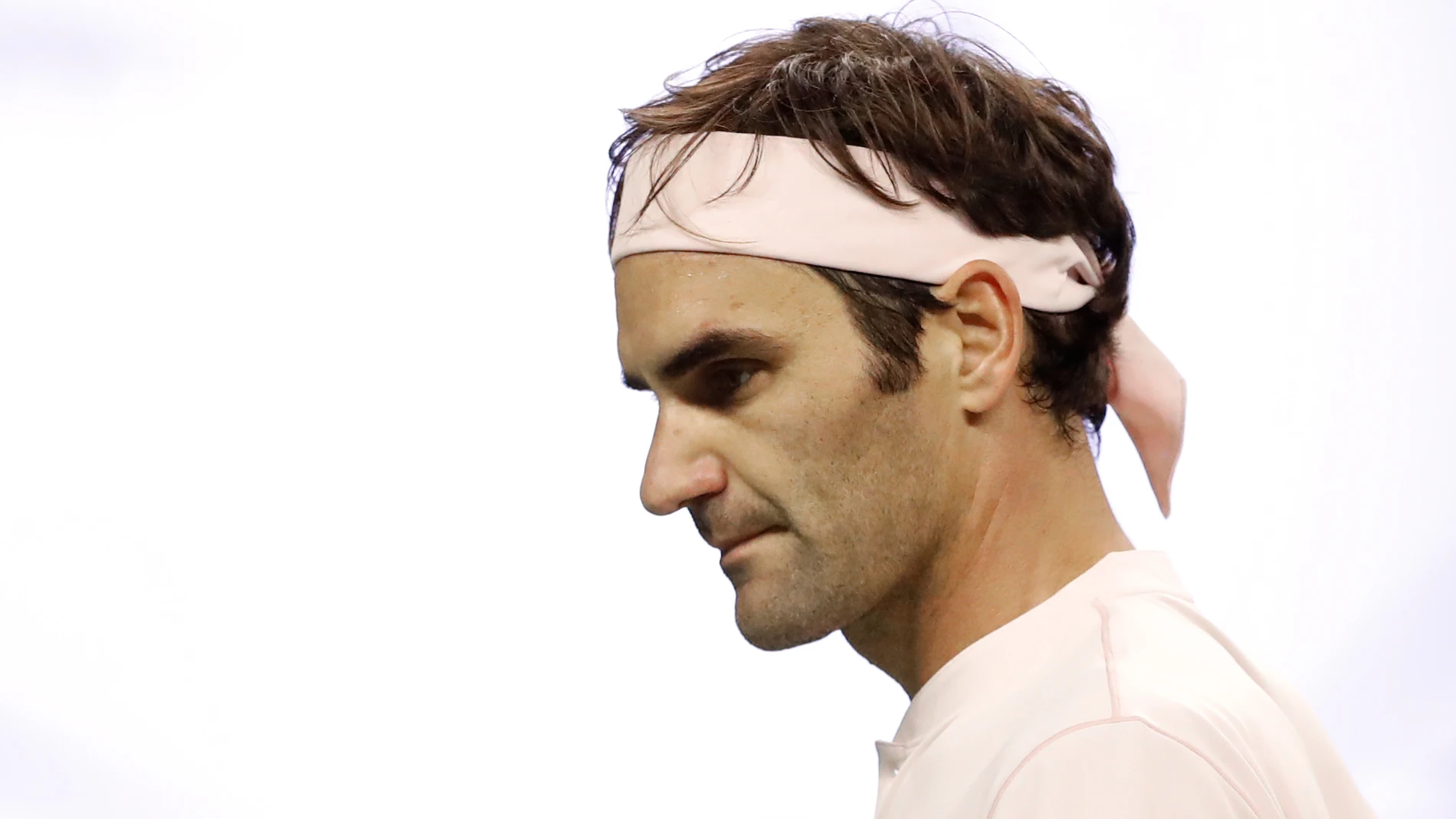 Roger Federer, durante un partido Roger Federer, durante un partido