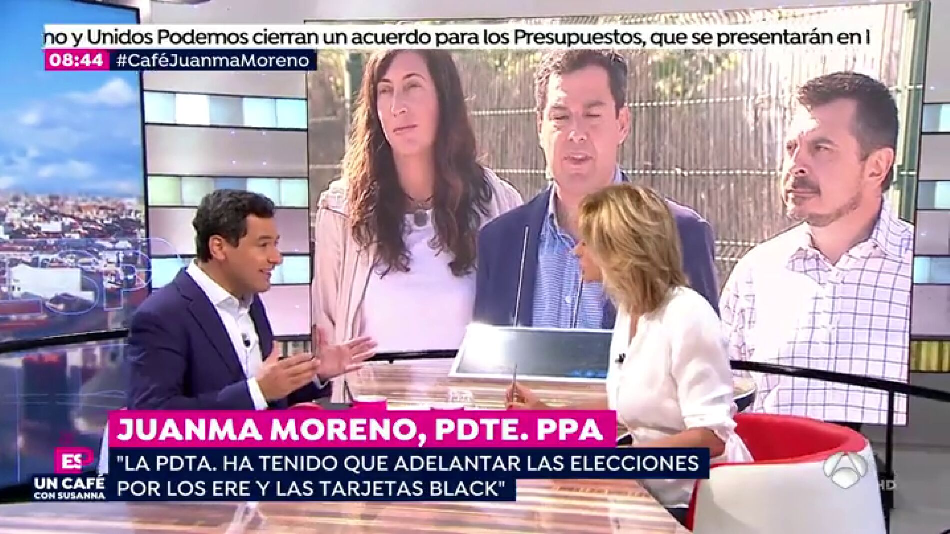 Juanma Moreno: "Susana D&iacute;az convoca elecciones porque no quiere contaminarse por 'el efecto Pedro S&aacute;nchez"