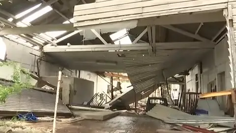 Una poderosa tormenta deja cinco heridos en el sur de Australia Una poderosa tormenta deja cinco heridos en el sur de Australia