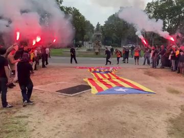 Manifestación de la Falange en Barcelona