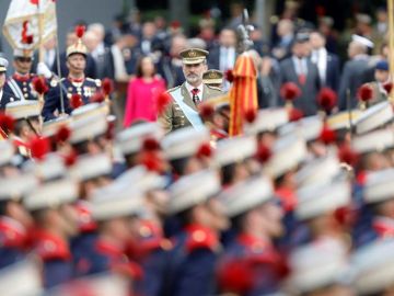 Día de la Hispanidad 2019: El Rey Felipe VI, en el desfile del 12 de octubre