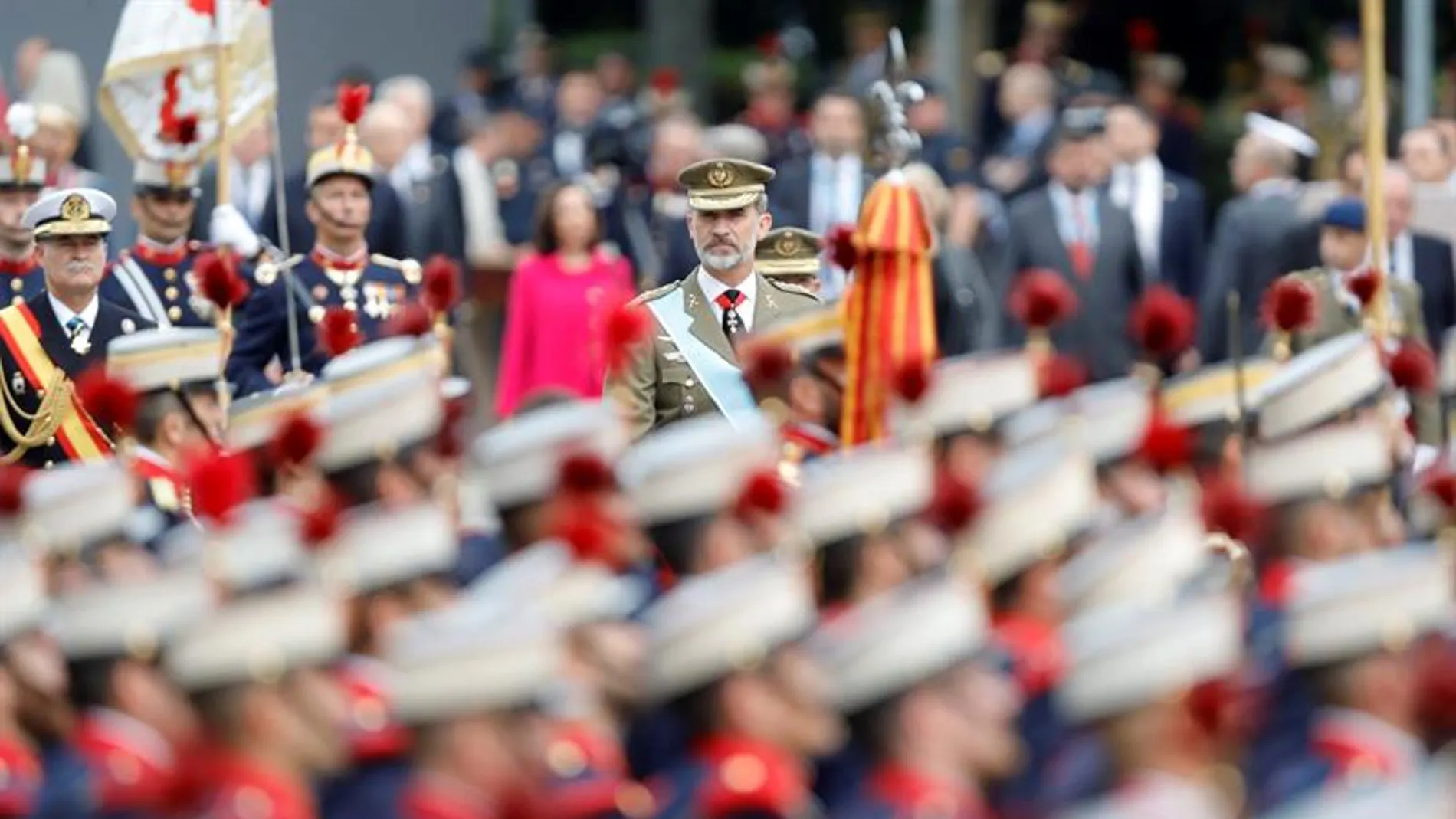 Día de la Hispanidad 2019: El Rey Felipe VI, en el desfile del 12 de octubre Día de la Hispanidad 2019: El Rey Felipe VI, en el desfile del 12 de octubre