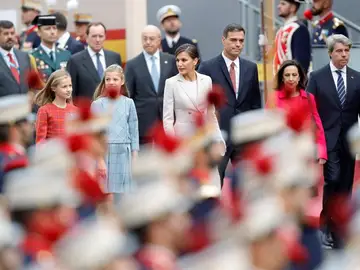 Pedro Sánchez, en el desfile del 12 de octubre Pedro Sánchez, en el desfile del 12 de octubre