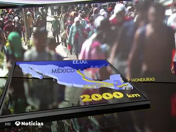 Trump declara la "emergencia nacional" por el avance de la 'caravana' de migrantes hacia EEUU Trump declara la "emergencia nacional" por el avance de la 'caravana' de migrantes hacia EEUU