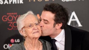 Antonia y Daniel Guzmán en la gala de los Goya