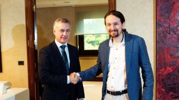 Iñigo Urkullu y Pablo Iglesias Iñigo Urkullu y Pablo Iglesias