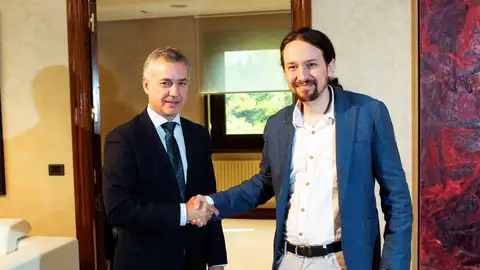 Iñigo Urkullu y Pablo Iglesias Iñigo Urkullu y Pablo Iglesias