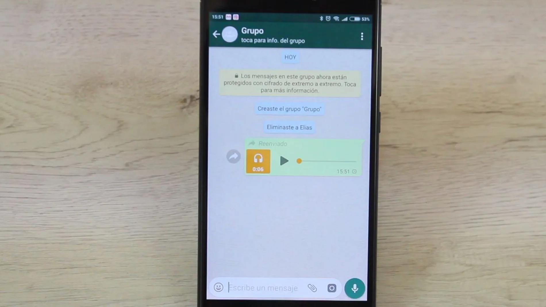Audio en Whatsapp Audio en Whatsapp