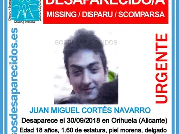 Desaparecido en Orihuela Desaparecido en Orihuela