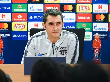 Ernesto Valverde, en rueda de prensa Ernesto Valverde, en rueda de prensa