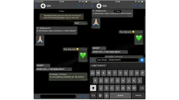 Modo oscuro de WhatsApp Modo oscuro de WhatsApp