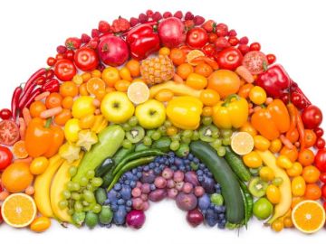 Frutas y verduras: un arcoíris de beneficios Frutas y verduras: un arcoíris de beneficios