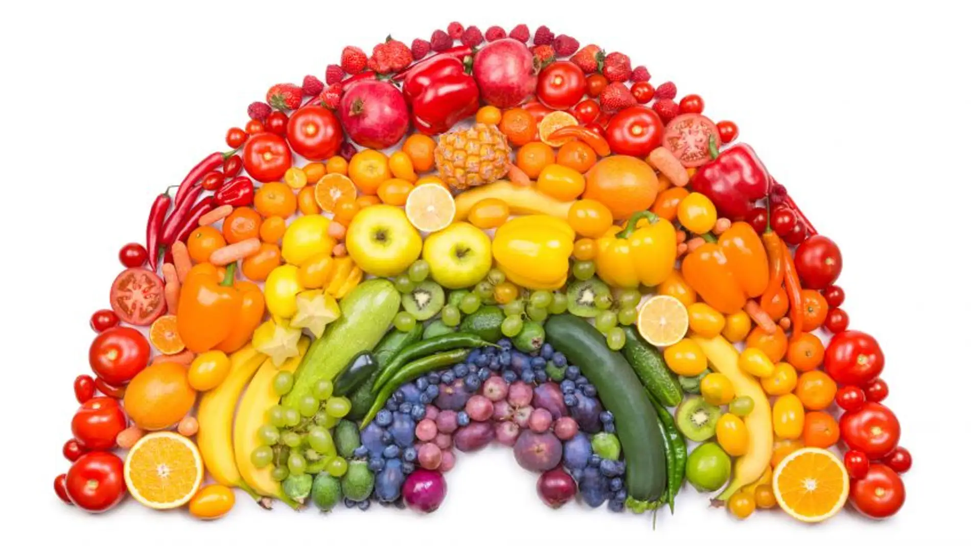 Frutas y verduras: un arcoíris de beneficios