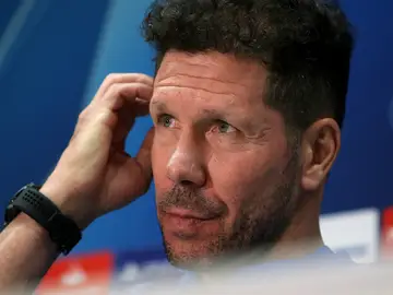 Diego Simeone, en rueda de prensa Diego Simeone, en rueda de prensa