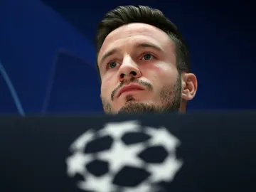 Saúl Ñíguez, en rueda de prensa Saúl Ñíguez, en rueda de prensa