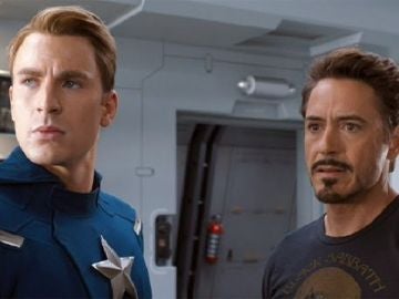 Iron Man y Capitán América en Marvel