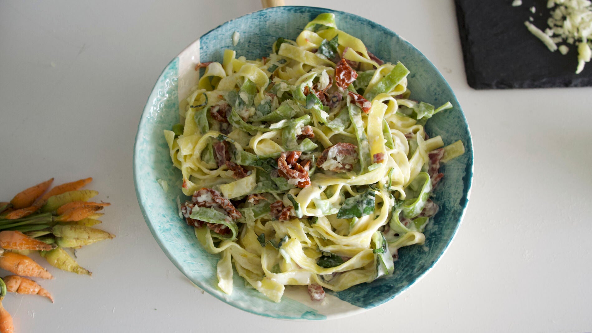 Pasta con salchichón