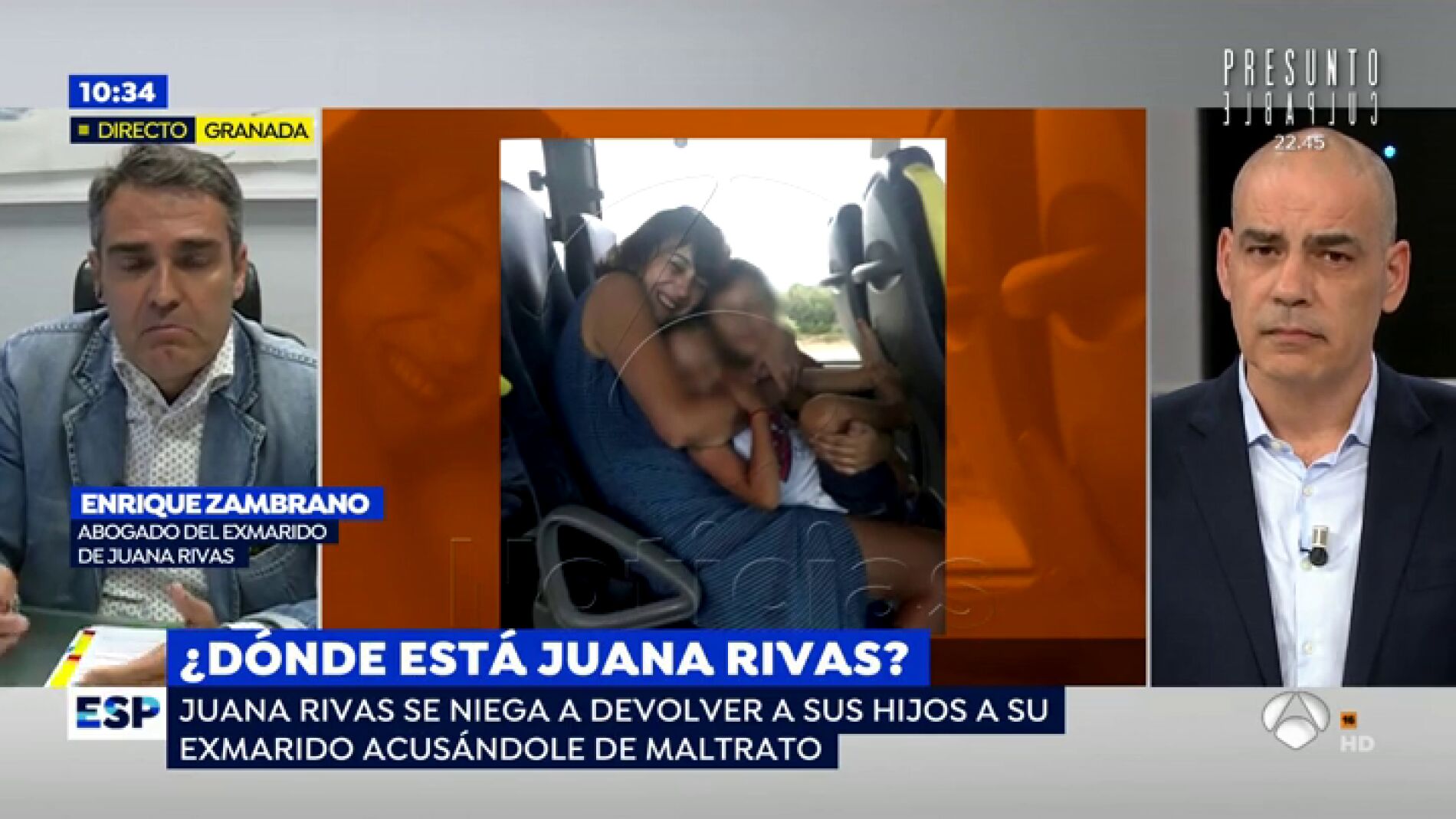 El exmarido de Juana Rivas niega haber maltratado a su hijo y asegura que el golpe se produjo en un accidente dom&eacute;stico