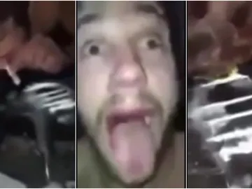 El polémico vídeo de un jugador de fútbol australiano esnifando cocaína El polémico vídeo de un jugador de fútbol australiano esnifando cocaína