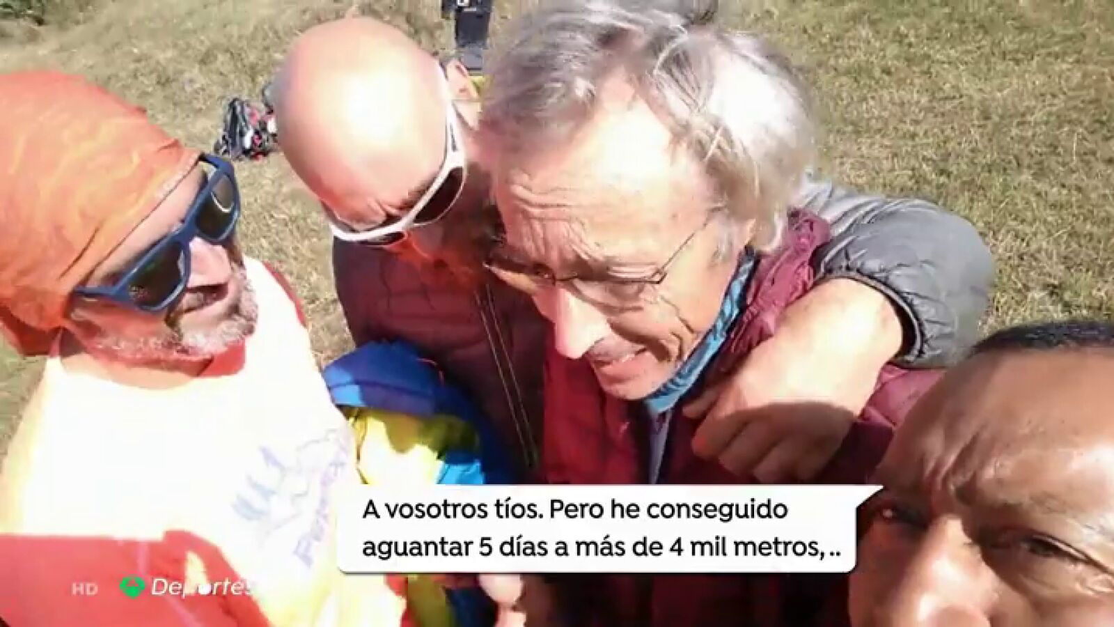 Así fue el rescate de 'Cheluis', el 'inmortal': sobrevivió cinco días solo en el Himalaya a 4.200 metros de altura
