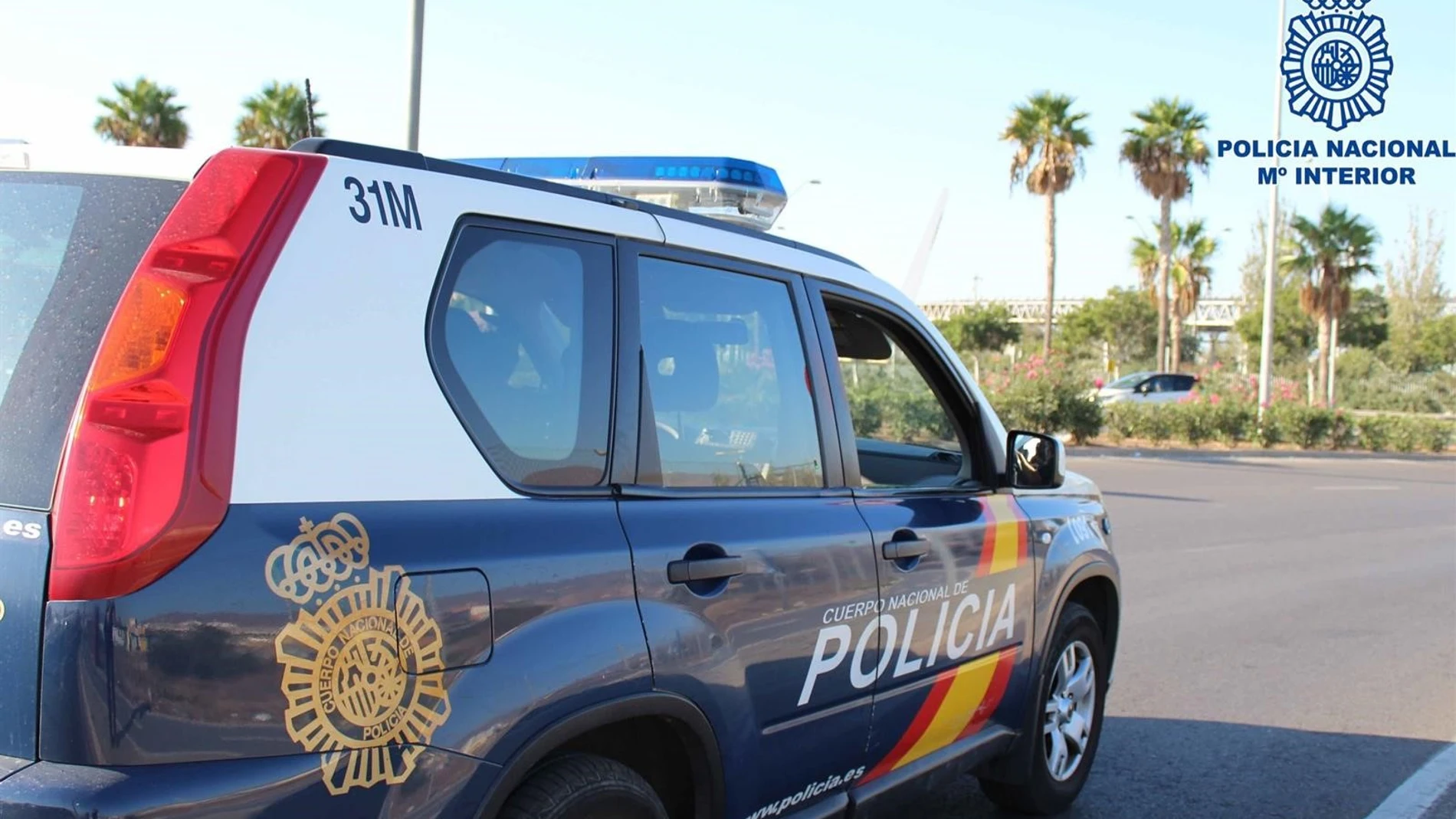 Imagen de archivo de un coche de la Policía Nacional Imagen de archivo de un coche de la Policía Nacional