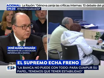 El líder de la Banca, José María Roldán, advierte de la crisis que conlleva la paralización de las hipotecas: "El aumento de los costes tendrá consecuencias" El líder de la Banca, José María Roldán, advierte de la crisis que conlleva la paralización de las hipotecas: "El aumento de los costes tendrá consecuencias"