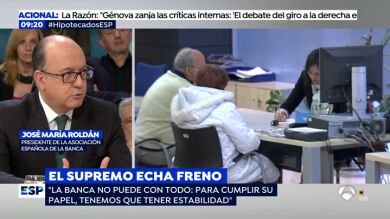 El líder de la Banca, José María Roldán: 