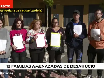 Familias amenazadas de desahucio Familias amenazadas de desahucio