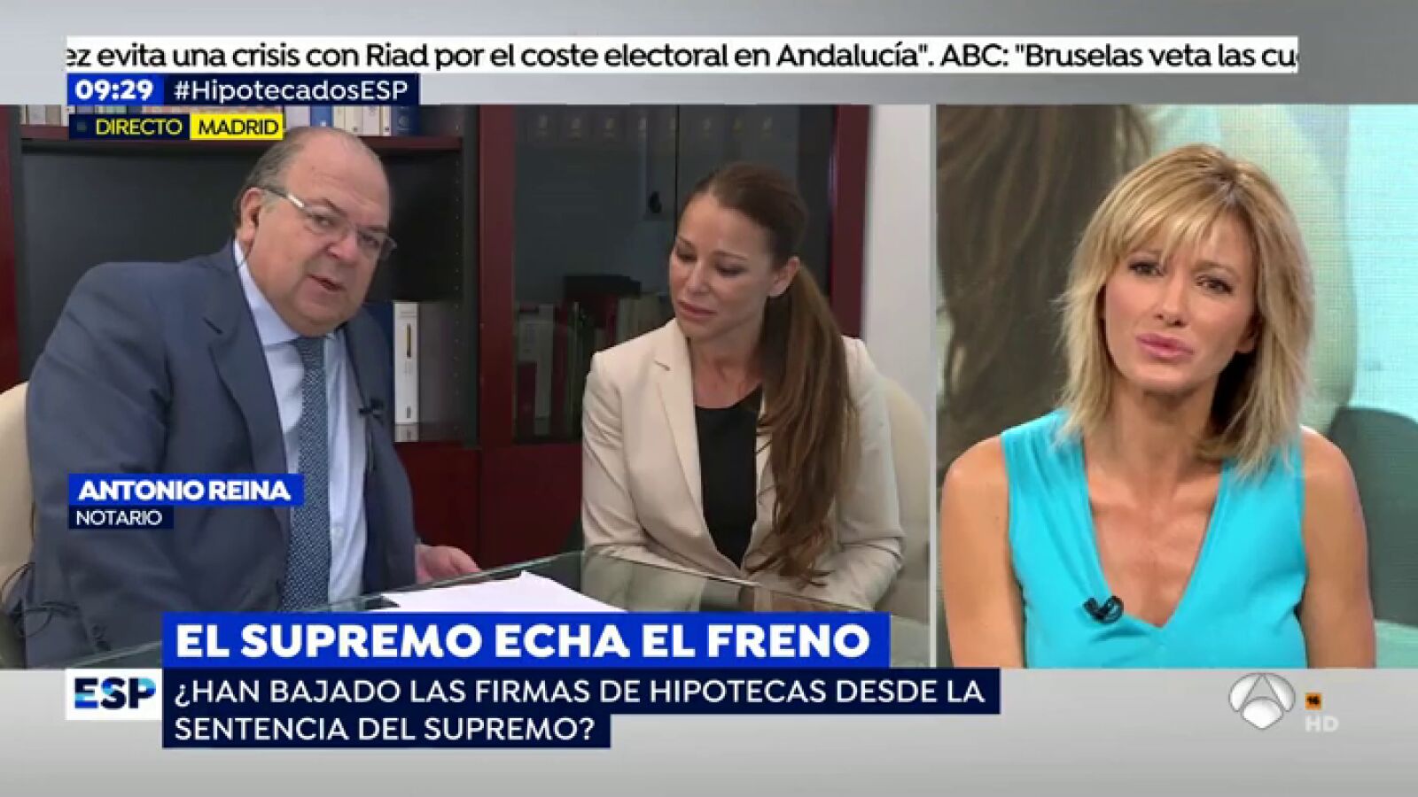 Asistimos a la firma de la hipoteca de María en medio del caos del impuesto hipotecario: 